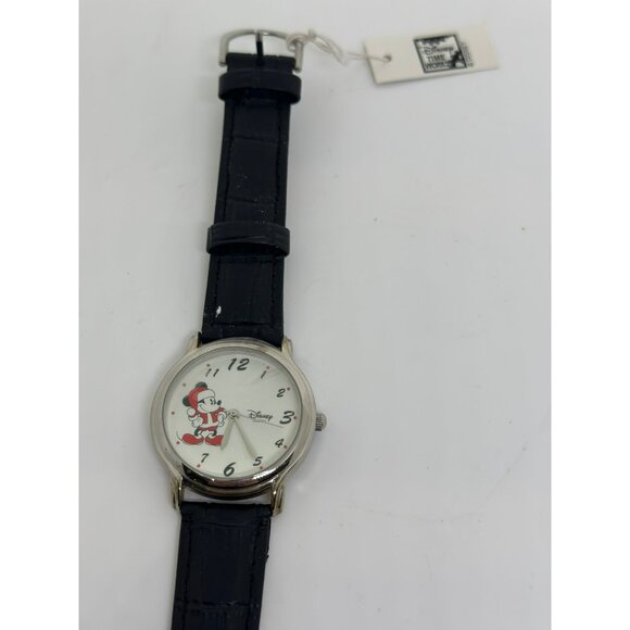 VTG Disney World Mickey Mouse Special Edition Christmas Watch NOT WORKING - Picture 4 of 9
